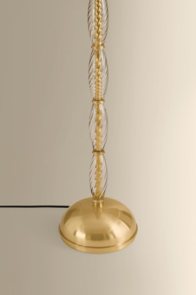 Bleecker One Light Floor Lamp (L2463-AGB)