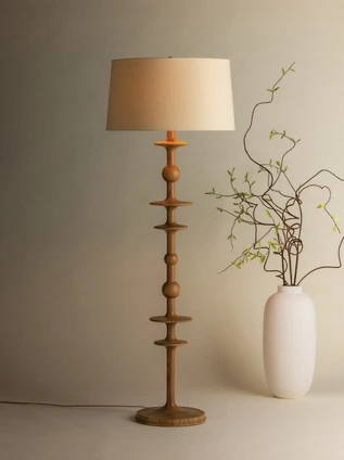 Jefferson Heights One Light Floor Lamp (L3962-AGB)