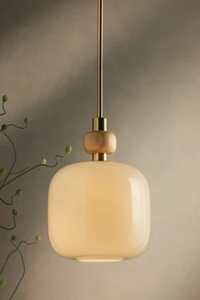 Elise One Light Pendant (H1149701S-AGB)