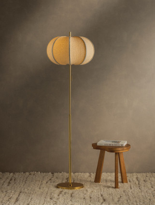 Alexandra One Light Floor Lamp (HL1147401-AGB)