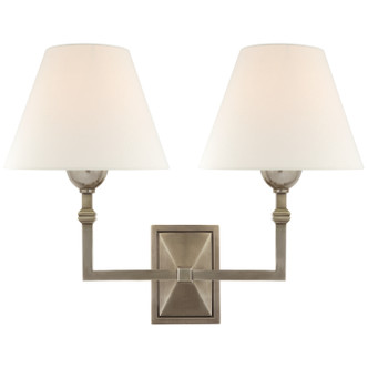 Visual Comfort Signature - AH 2320AN-L - Two Light Wall Sconce - Jane - Antique Nickel