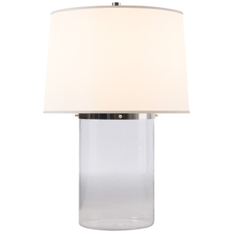 Visual Comfort Signature - BBL 3009CG-S - One Light Table Lamp - Simple Cylinder - Clear Glass with Soft Silver