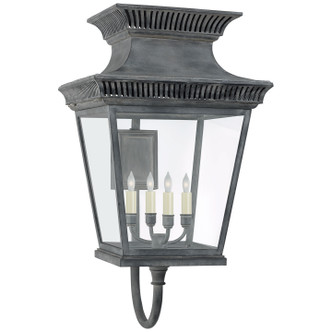 Visual Comfort Signature - CHD 2953WZ-CG - Four Light Wall Lantern - Elsinore - Weathered Zinc