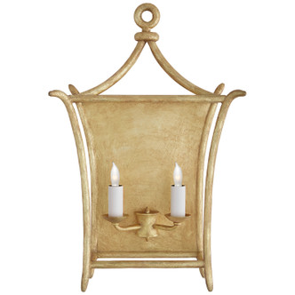 Visual Comfort Signature - JN 2612AGL - Two Light Wall Sconce - Aria - Antique Gold Leaf