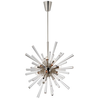 Visual Comfort Signature - JN 5119PN/CA - 18 Light Chandelier - Chiara - Polished Nickel/Clear Acrylic