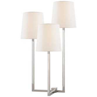 Visual Comfort Signature - SK 3030PN-L - Three Light Table Lamp - Margot - Polished Nickel