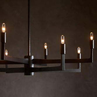 Griff Eight Light Chandelier (DLC46)
