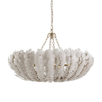 Arteriors - DLS20 - Six Light Chandelier - Bilal - Ivory/Antique Brass
