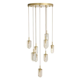 Javier Nine Light Chandelier (DSC15)