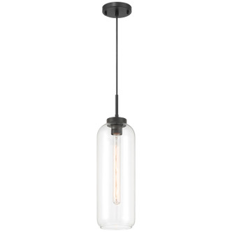 Access - 52006-MBL/CLR - One Light Pendant - Elle - Matte Black