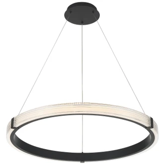 Panache LED Pendant (52105LEDDCS-MBL/ACR)
