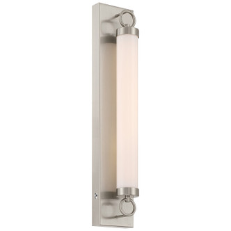 Access - 61091LEDDCS-BS/OPL - LED Wall Sconce - Eliza - Brushed Steel