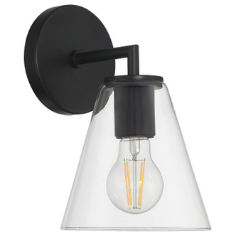 Katie One Light Wall Sconce (62631-MBL/CLR)