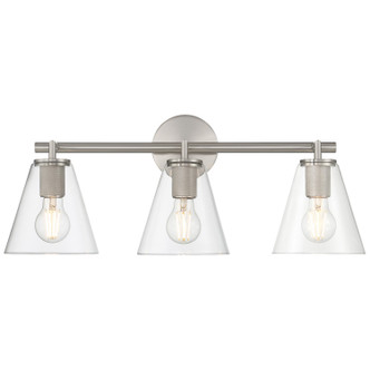 Katie Three Light Vanity (62633-BS/CLR)