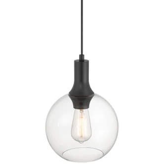 Chantelle One Light Pendant (63090-MBL/CLR)