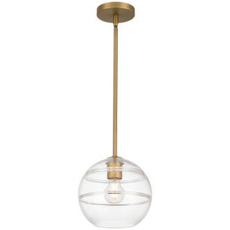 Access - 63092-ABB/CRB - One Light Pendant - Swirl - Antique Brushed Brass