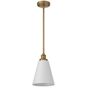 Dahlia One Light Pendant (63098-ABB/WHT)