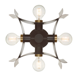 Metallo Four Light Semi Flush Mount (38154-010)