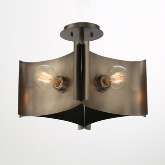 Metallo Four Light Semi Flush Mount (38154-010)