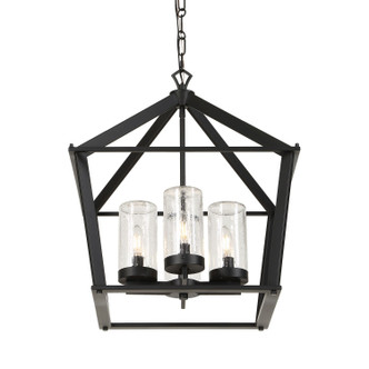 Uttermost - 21665 - Four Light Pendant - Evanston - Matte Black