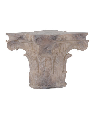 Currey and Company - 1200-1089 - Capital - Phoenician - Antique Reddish Brown