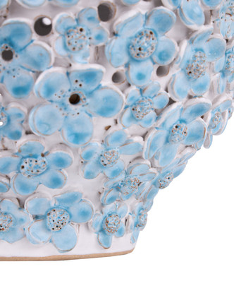 Daisy Blue Vase (1200-1112)