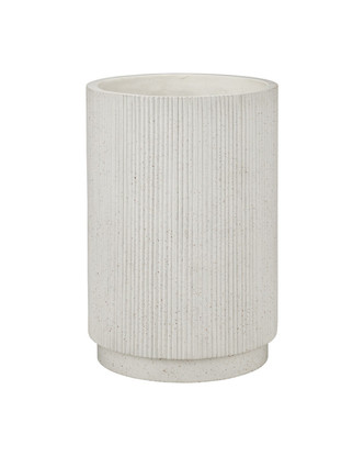 Currey and Company - 2200-0072 - Planter - Ridge - Ivory Terrazzo
