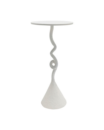 Currey and Company - 4000-0263 - Drinks Table - Cauda - White
