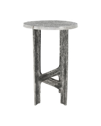 Currey and Company - 4000-0265 - Accent Table - Structure - Antique Nickel