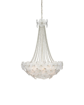 Currey and Company - 9000-1469 - Six Light Chandelier - Mallow - Clear / Champagne