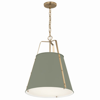 Kichler - 52711HGN - Two Light Pendant - Etcher - HERITAGE GREEN