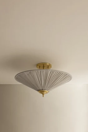 Helen One Light Semi Flush Mount (H1062501-AGB)