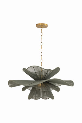 Mitzi - H1084701-PBR - One Light Chandelier - Amanda - Patina Brass