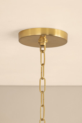 Amanda One Light Chandelier (H1084701S-AGB)