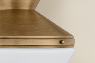 Esther One Light Semi Flush Mount (H1110601-PBR)