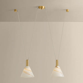 Eileen Two Light Linear Pendant (H1178902-AGB)