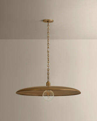 Mamie One Light Pendant (H1182701L-PBR)