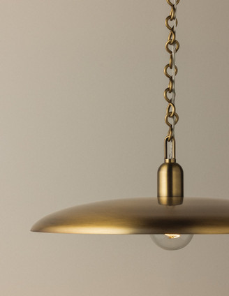 Mamie One Light Pendant (H1182701L-PBR)
