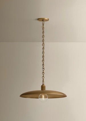 Mamie One Light Pendant (H1182701S-PBR)