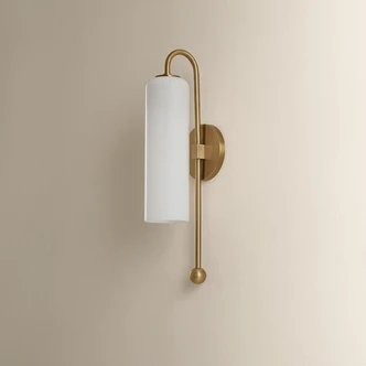 Skye One Light Wall Sconce (H222101-PBR)