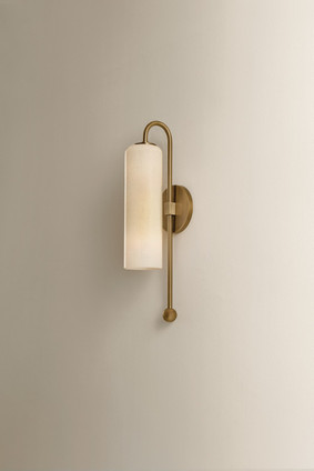 Skye One Light Wall Sconce (H222101-PBR)