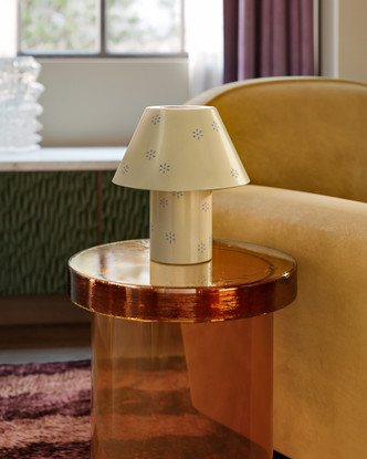 Seraphine One Light Table Lamp (HL1191201-AGB/CSM)