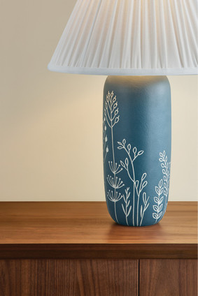 Etta One Light Table Lamp (HL1206201-AGB/CBL)
