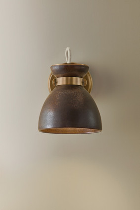 Allston One Light Wall Sconce (B7307-PBR/CMU)