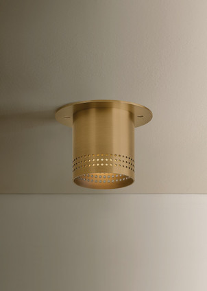 Berg One Light Flush Mount (C1508-PBR)