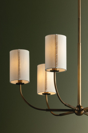 Teddy Six Light Chandelier (F3030-PBR)