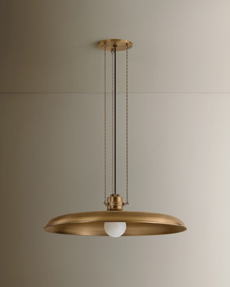 Rainhill One Light Pendant (F3233-PBR)