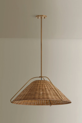 Richard One Light Pendant (F4326-PBR)
