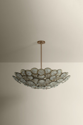 Troy Lighting - F5232-PBR - Eight Light Chandelier - Wassama - Patina Brass