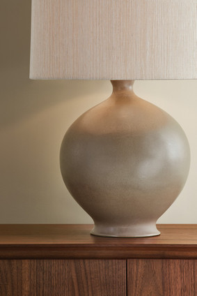 Dunsmuir One Light Table Lamp (PTL3924-PBR/CBH)
